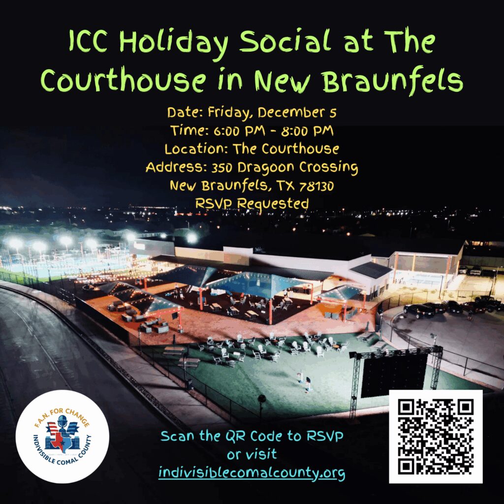 ICC Holiday Social at The Courthouse New Braunfels