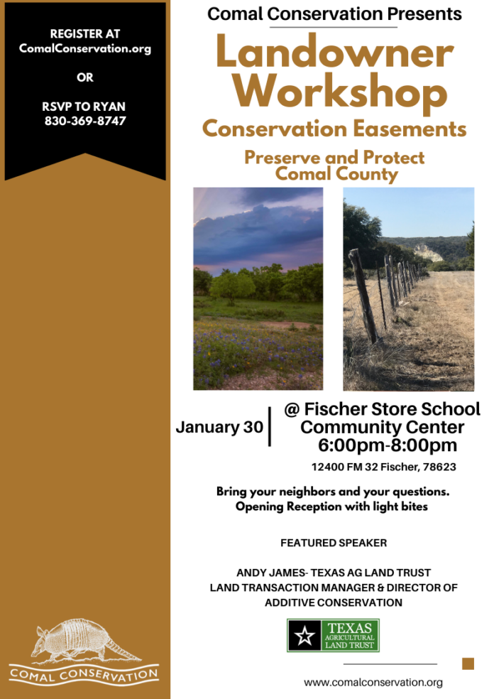 Landowner Workshop- ‘Conservation Easements’ with TALT