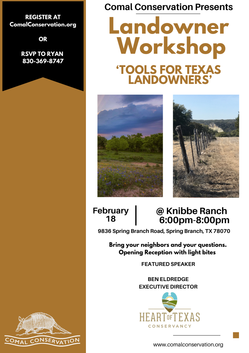 Landowner Workshop ‘Tools for Texas Landowners’